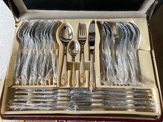 Höffner 72 pcs stainless steel flatware set brand new