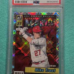 Mike Trout Marvels PSA 9