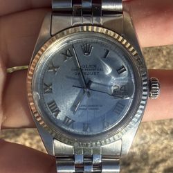 Vintage Rolex Datejust Ref. 1601 36mm – Jubilee Bracelet – White Gold Bezel