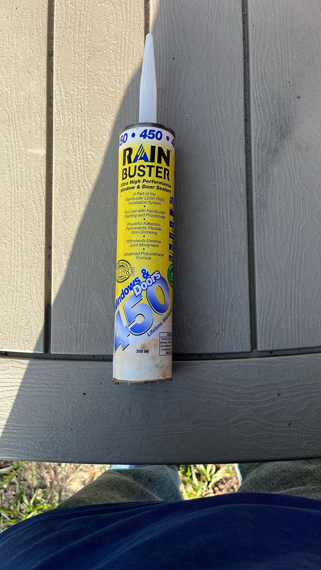 Rain Buster 450 Window And Door Sealant