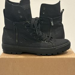 Levi’s Black High Top Zipper Shoes (Men’s Size 10)