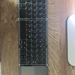 Foldable Bluetooth Keyboard With Touchpad