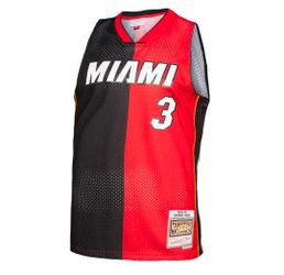 Split Color Mitchell And Ness Dwyane Wade Jersey Size XLNew W/ Tags