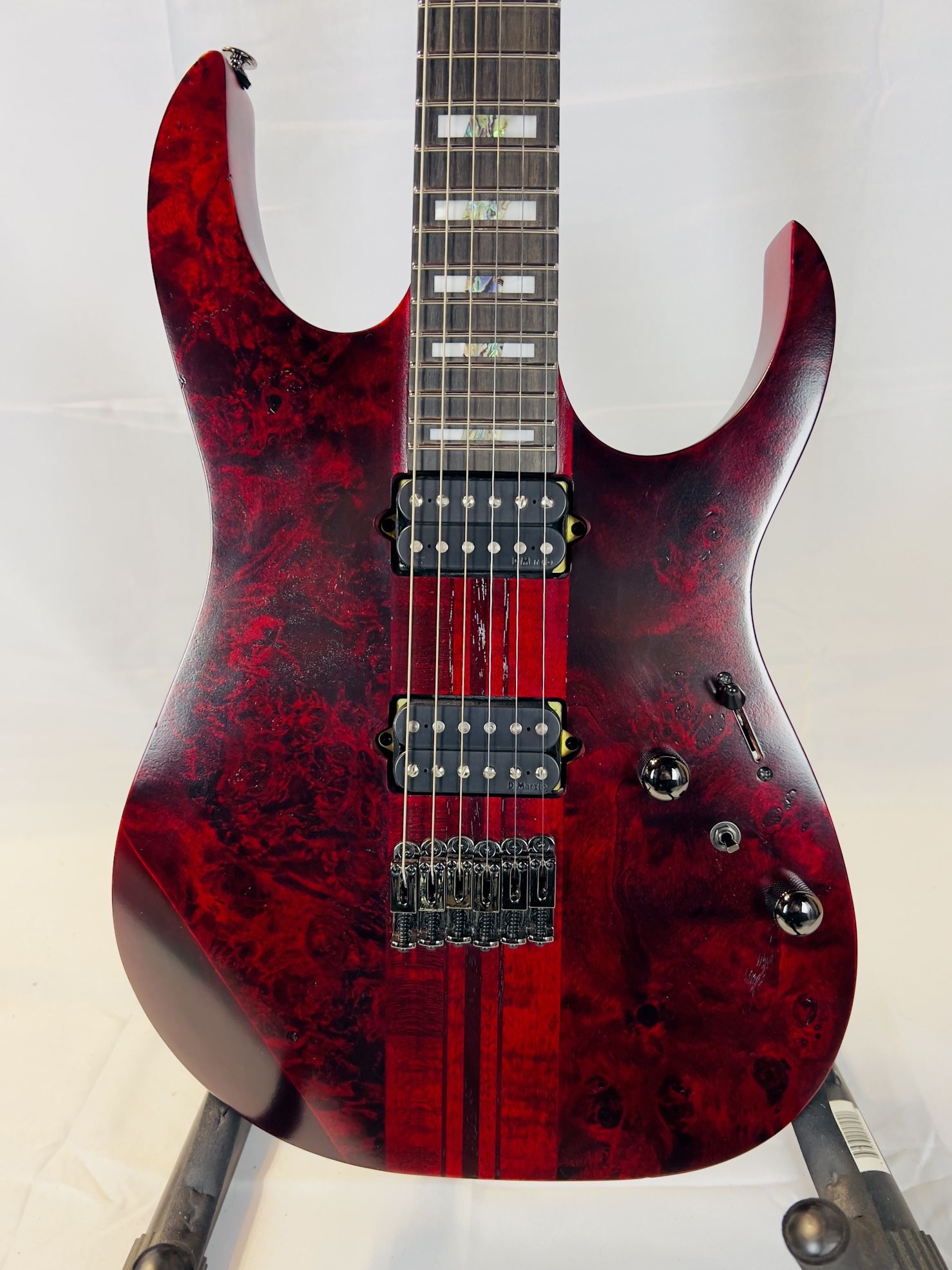 Ibanez Premium RGT1221PB Electric Guitar - Stained Wine Red