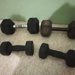 Workout dumbbell sets