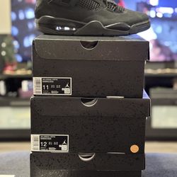 Nike Air Jordan Retro 4 IV Black Cat 2025 New With Receipt. $320 Cash 💰  Size 11 & 12 Left 