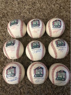 ⚾ 9 Signed 1999 MLB All-Star Game Baseballs ⚾