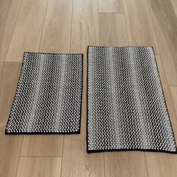 2-Piece Bathroom Rug Set – Clean & Ready to Use