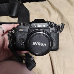 Vintage Nikon FM 35mm SLR Camera (Full And Working) Plus Bundle And Lenses