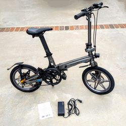 Folding Electric Bike "The One" One Of The Lightest Compact Foldable E-bike - Battery Been Maintained • Electric Bikes, Sporting Goods, Electric Bicyc
