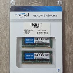 Crucial 16GB Kit DDR 1333 Memory Modules