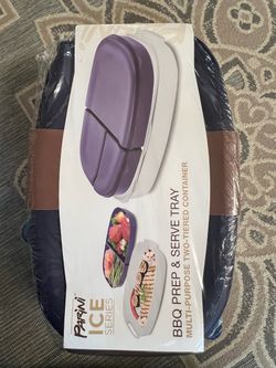 PARİNi ICE SERIES The convenient way to carry food to the grill and table 3 containers keeps food separated All pieces connect for easy one-trip carry