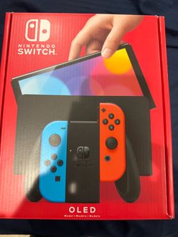 Nintendo Switch OLED Neon Blue/Red