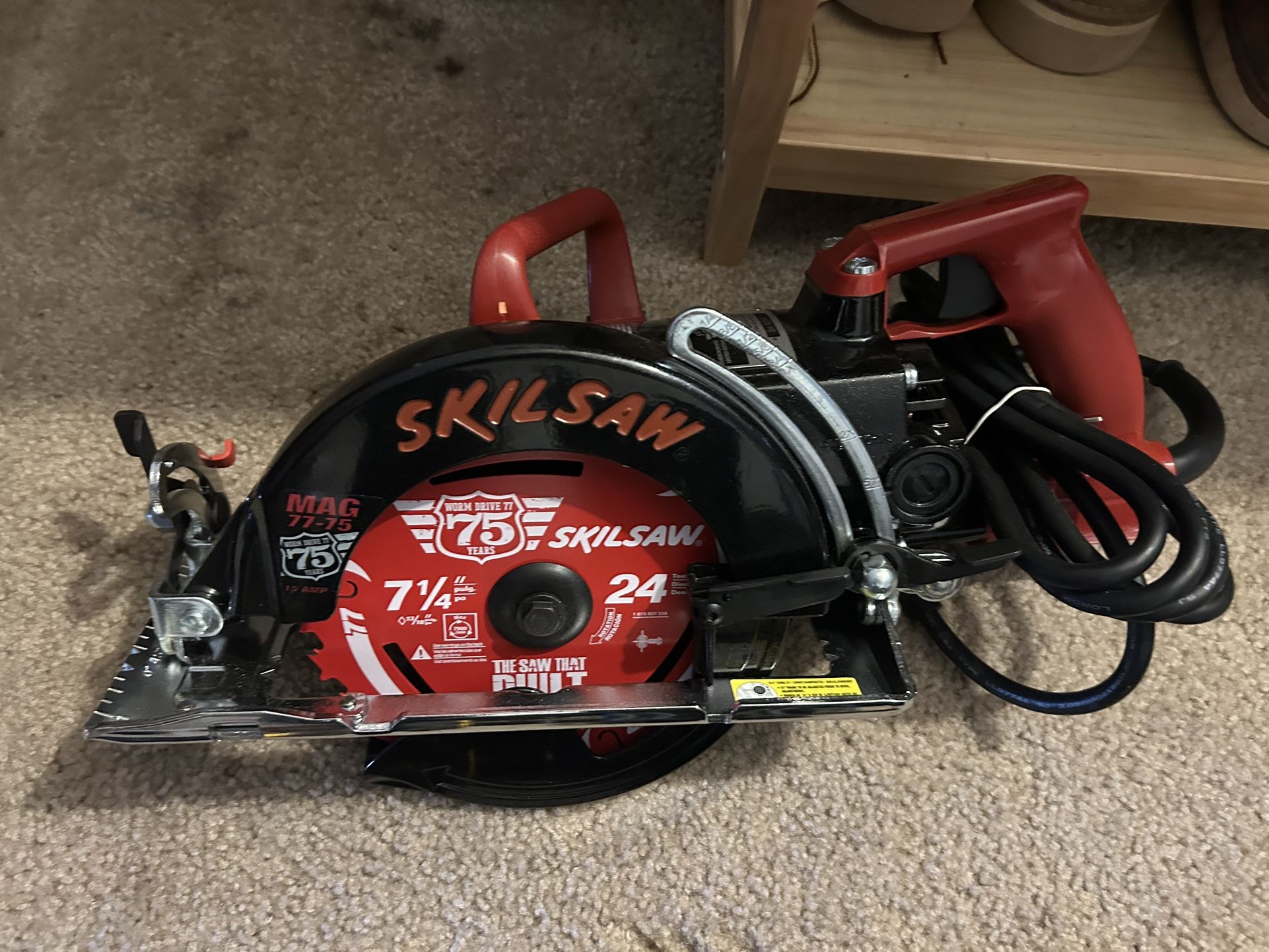 75 Th Anniversary Worm Drive Skilsaw New