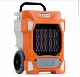 Edendirect 190 pt. 7,500 sq.ft. Bucketless Commercial Dehumidifier in Orange with Drain Hose