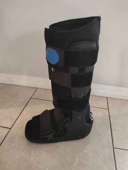 Ossur medium orthopedic boot form fit ankle foot fracture brace air pump