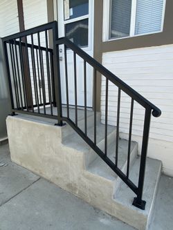 Custom iron works , rails