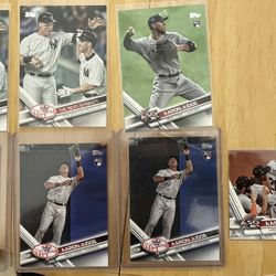 2017 AARON JUDGE TOPPS RC CARDS