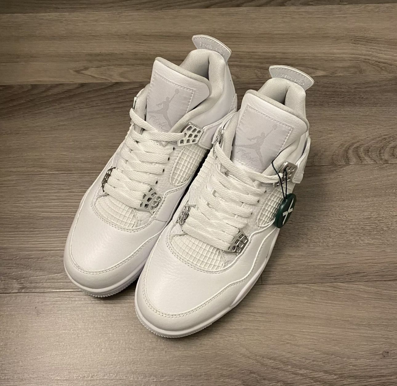 Jordan Retro 4 Pure Money 2017 All White Men Sz 8 Adidas Dunk Nike Sb