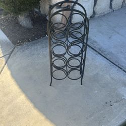 Wrought Iron Wine Rack