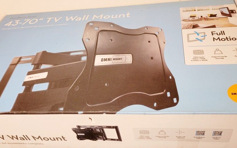 OmniMount OBFM120 Wall Mount for Flat Panel Display - 43" to 70"