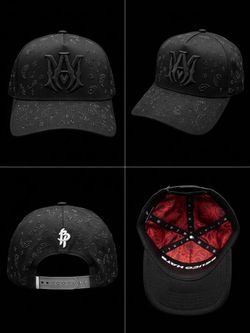 Belico Hats Black Paisley Snapback Cap