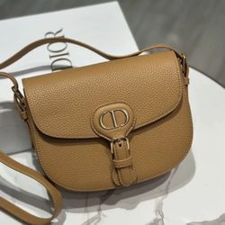 Dior Tan Leather Crossbody Bag 10/10
