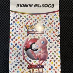 Pokemon TCG S&V 151  Booster Bundle Unopened Display Case
