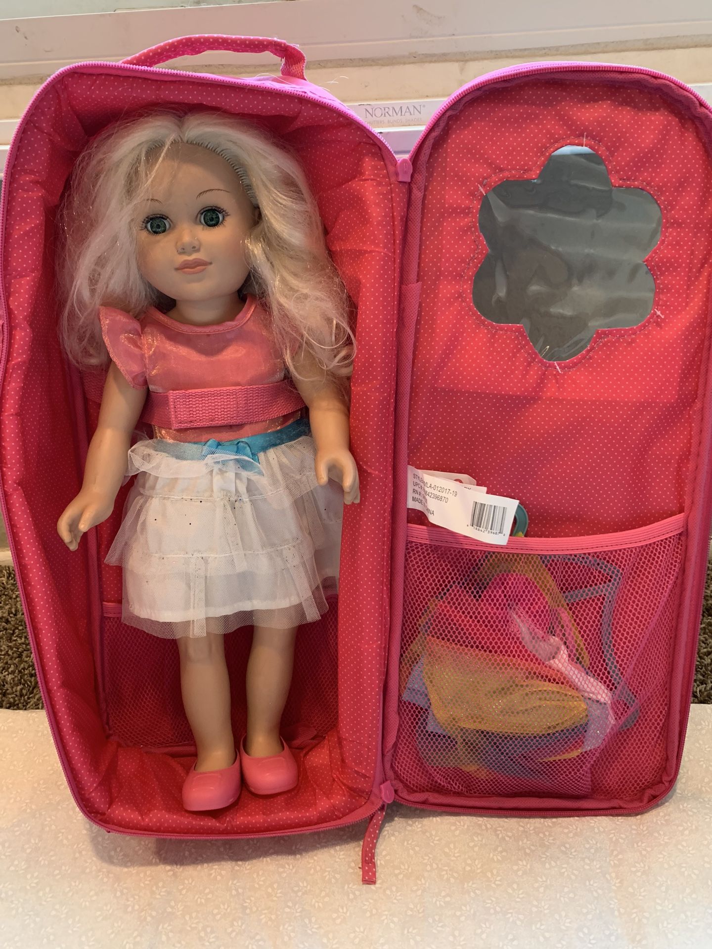 My Life As 18” Doll And Backpack Carrier + Accessories
