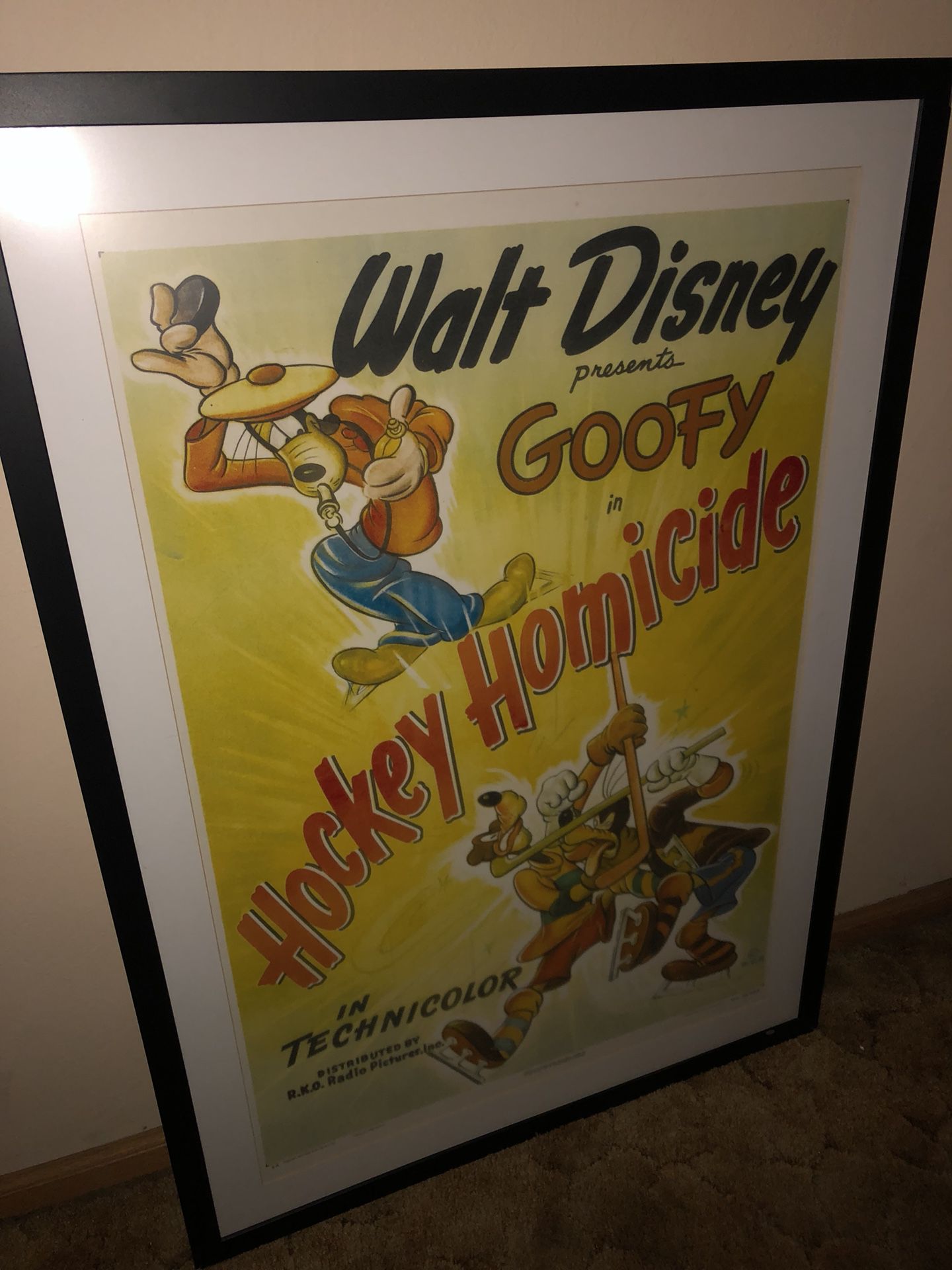Framed Disney Poster