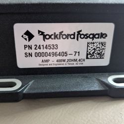 Rockford Fosgate - NEW