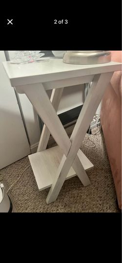 Set of 2 Rustic Side Tables