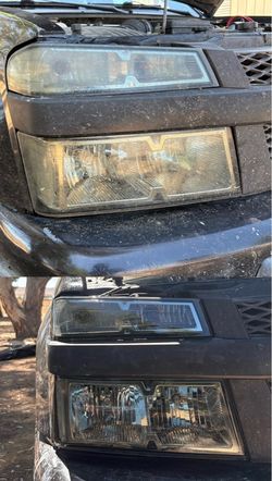 Restored headlights