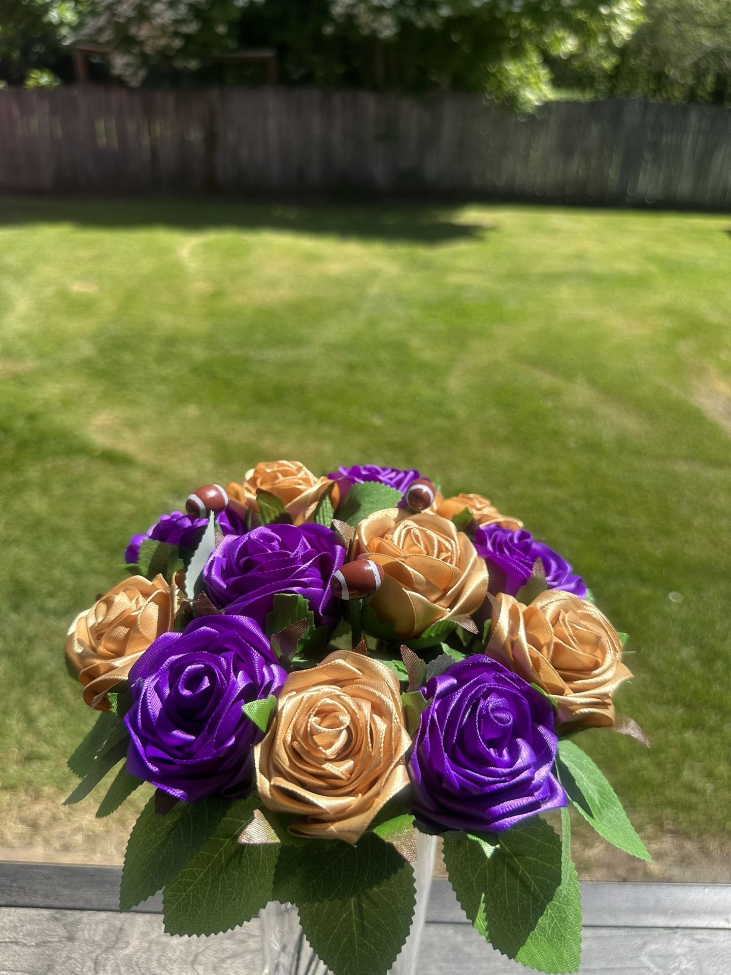 Handmade Ribbon Roses