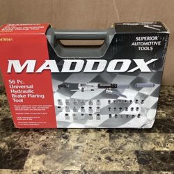 MADDOX TOOLS MT8561 56 Pc Universal Hydraulic Brake Flaring Tool NIB!!