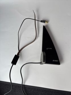 Antenna Jensen AM FM Radio Indoor Wave Catcher Desktop Wedge Untested Vintage