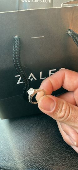 5/8 CT T.W. Diamond Frame Ring 10k White Gold Size 6