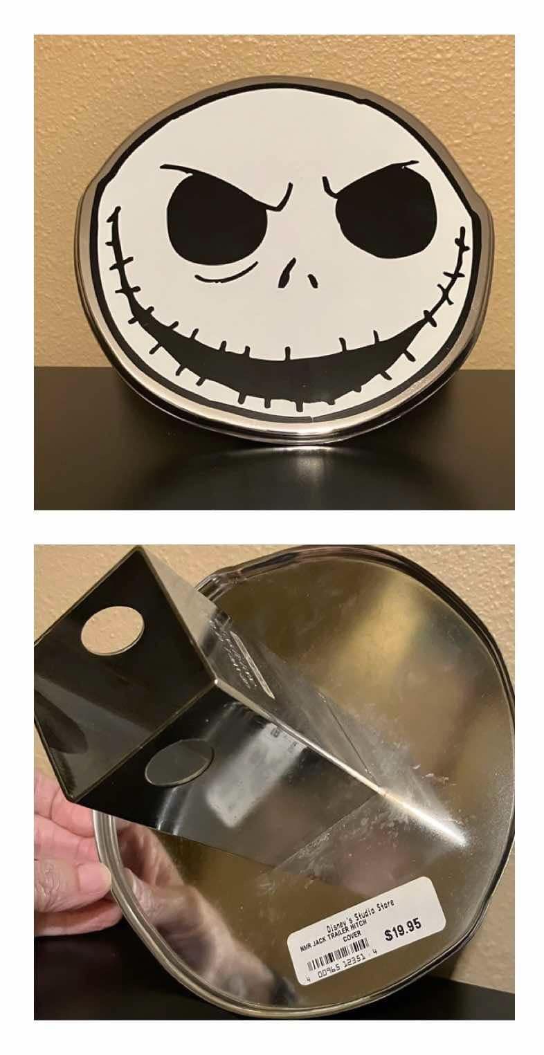 DISNEY The Nightmare Before Christmas JACK SKELLINGTON (vintage 90’s) Trailer Hitch *NEW/NEVER USED*
