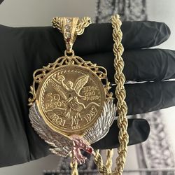 Eagle centenario necklace 