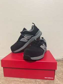 New Balance Men Elite Lite EH F2413 Medium Composite Toe Shoe Black/Grey Size 8