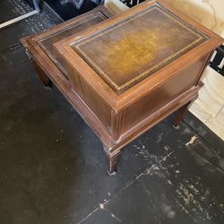 Antique end table