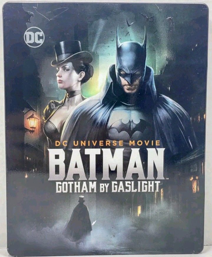 Batman Gotham by Gaslight Target Exclusive Steelbook Blu-ray DVD OOP - TESTED!!!