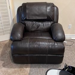 Leather Power Recliner