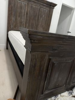 Queen Bed Frame+ Mattress