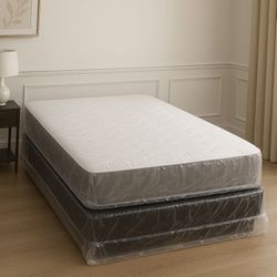 Brand New Queen Size Mattress 10” For Unbeatable Comfort! Also in Twin, Full & King. Wrapped in Plastic. Same-day Delivery.