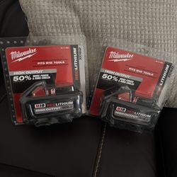 Milwaukee 6Ah battery , price is for each one, 