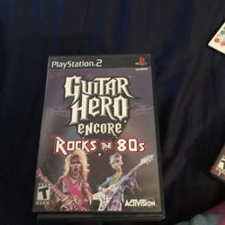 Guitar Hero Encore: Rocks The 80’s PS2