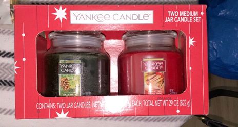 Yankee scented candles