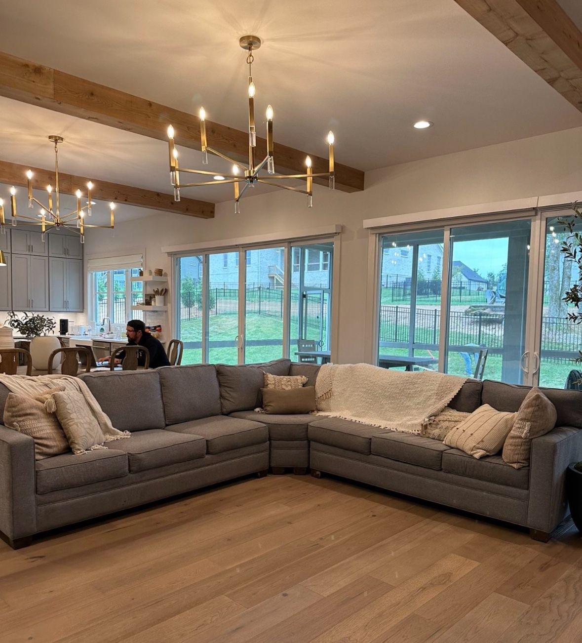 Grey Sectional Couch