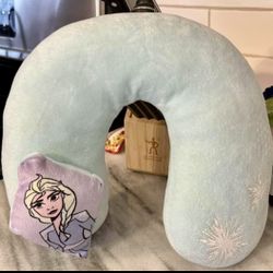 Disney Frozen II Plush Kids Travel Neck Pillow